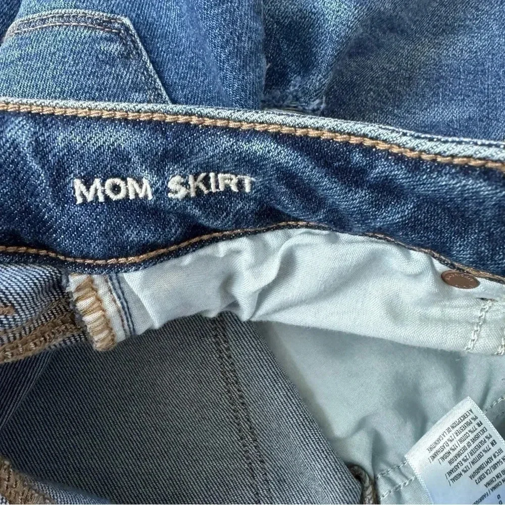 American Eagle Womens Denim  Mom Pencil Skirt size 0
